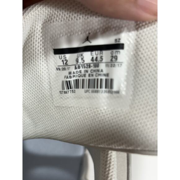 Nike Women's‎ Air Jordan 1 Lover XX Size 12 Shoes AO1528-100 AJ1 Off White GUC - Picture 8 of 9